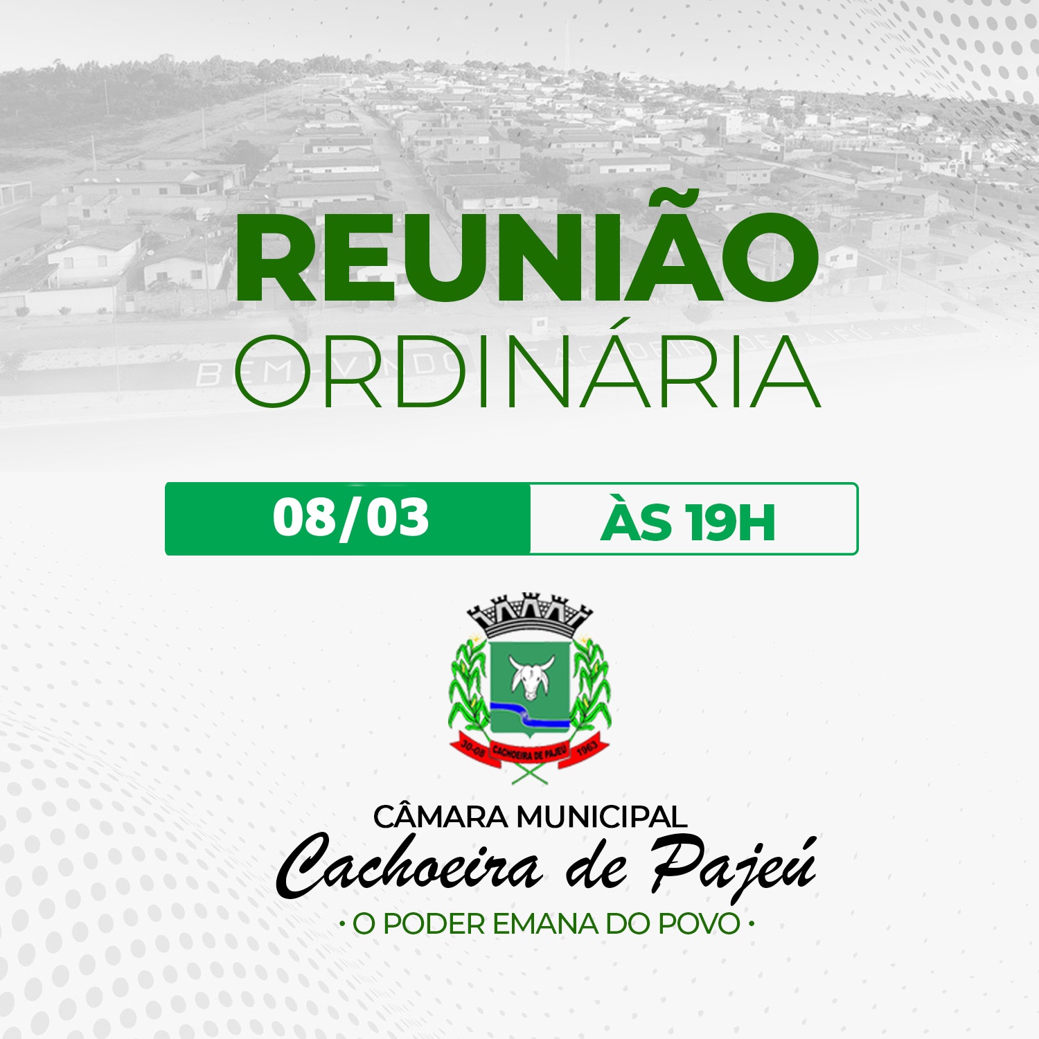 REUNIÃO ORDINÁRIA, DIA 08 DE MARÇO DE 2023