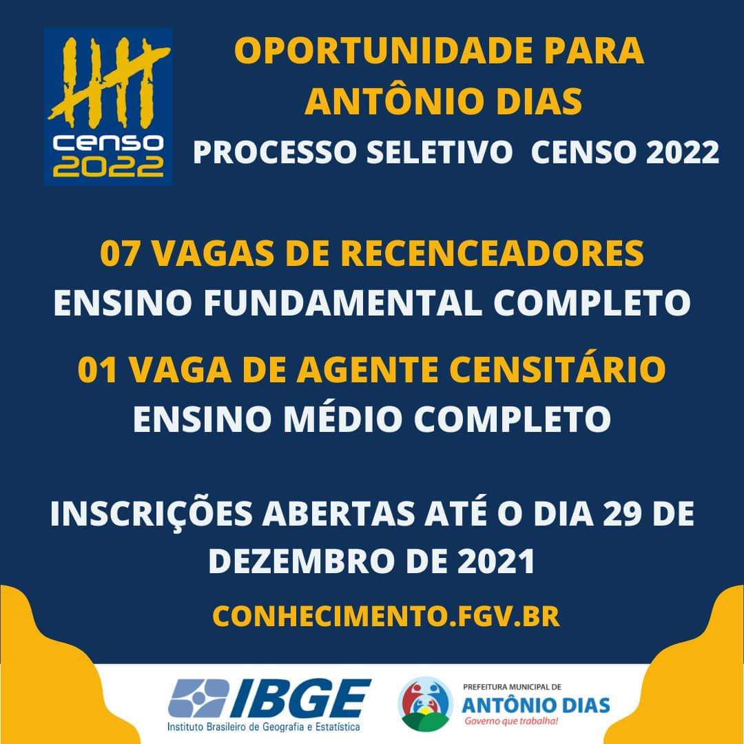 ÚLTIMOS DIAS PARA SE INSCREVER NO PROCESSO SELETIVO ...