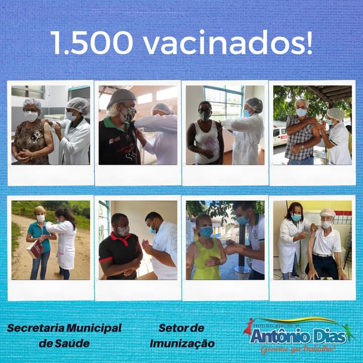 1.500 VACINADOS