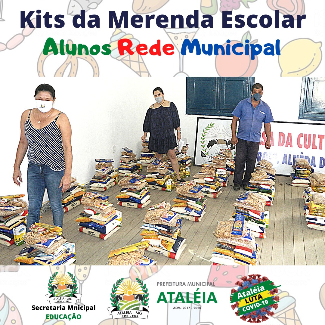DISTRIBUIÇÃO DE KITS DA MERENDA ESCOLAR AOS ALUNOS D...
