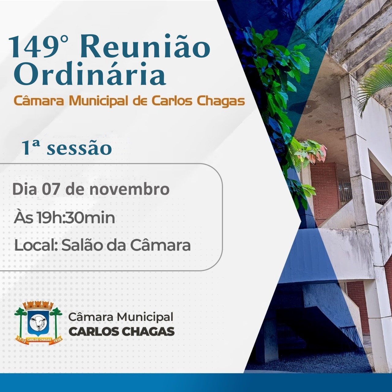 149º REUNIÃO ORDINÁRIA (1ª SESSÃO) 07/11/2023