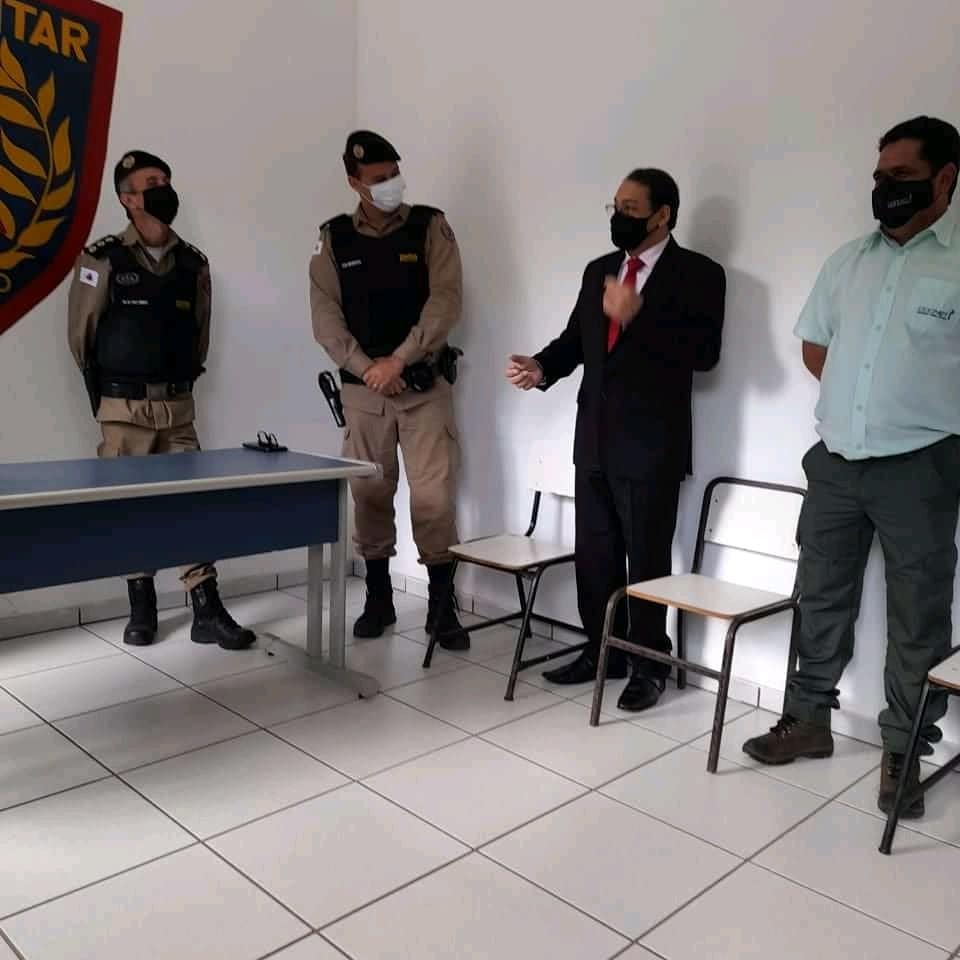 INAUGURAÇÃO DO OLHO VIVO EM SAO JOÃO EVANGELISTA