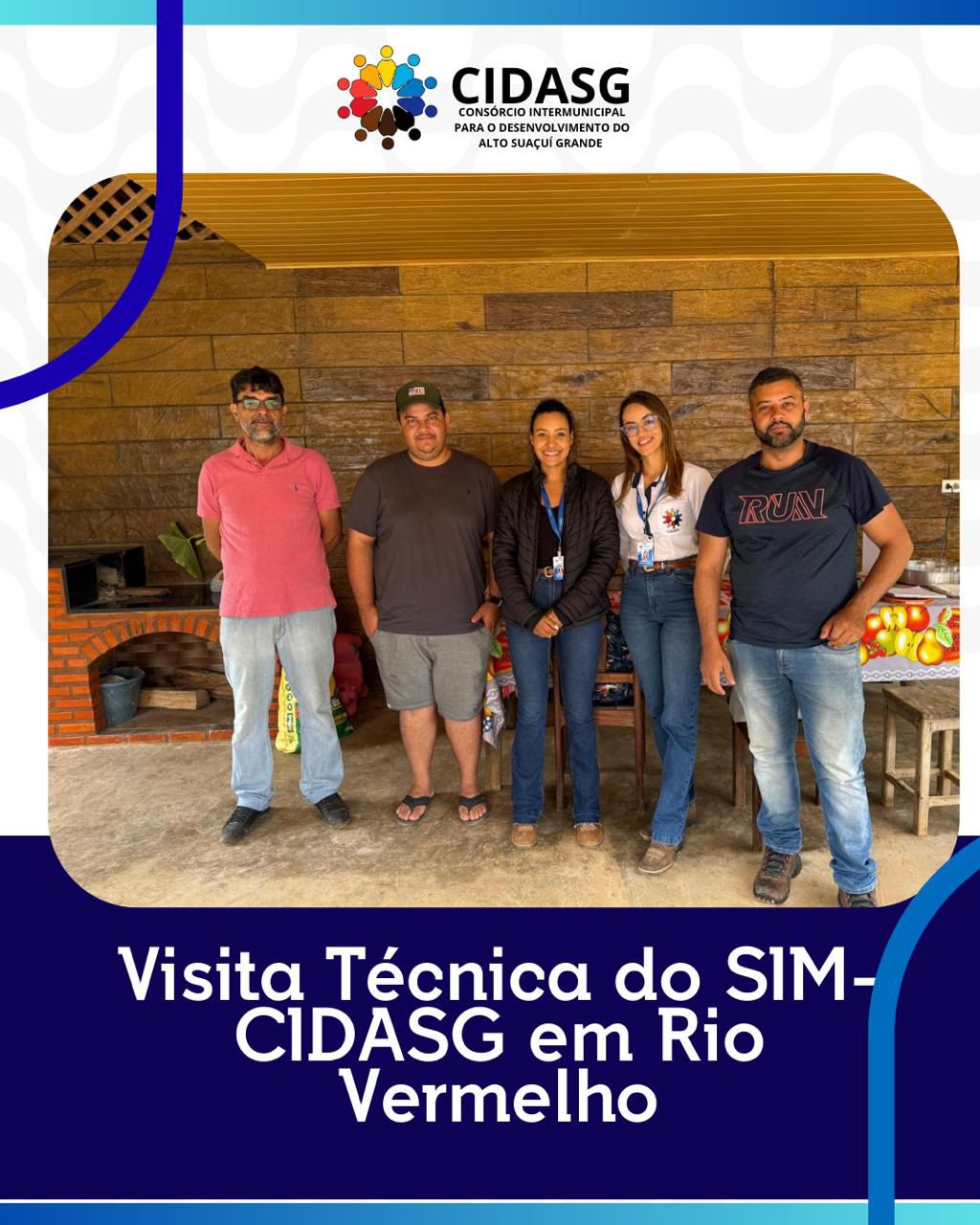 ✅VISITA TÉCNICA DO SIM-CIDASG EM RIO VERMELHO/MG