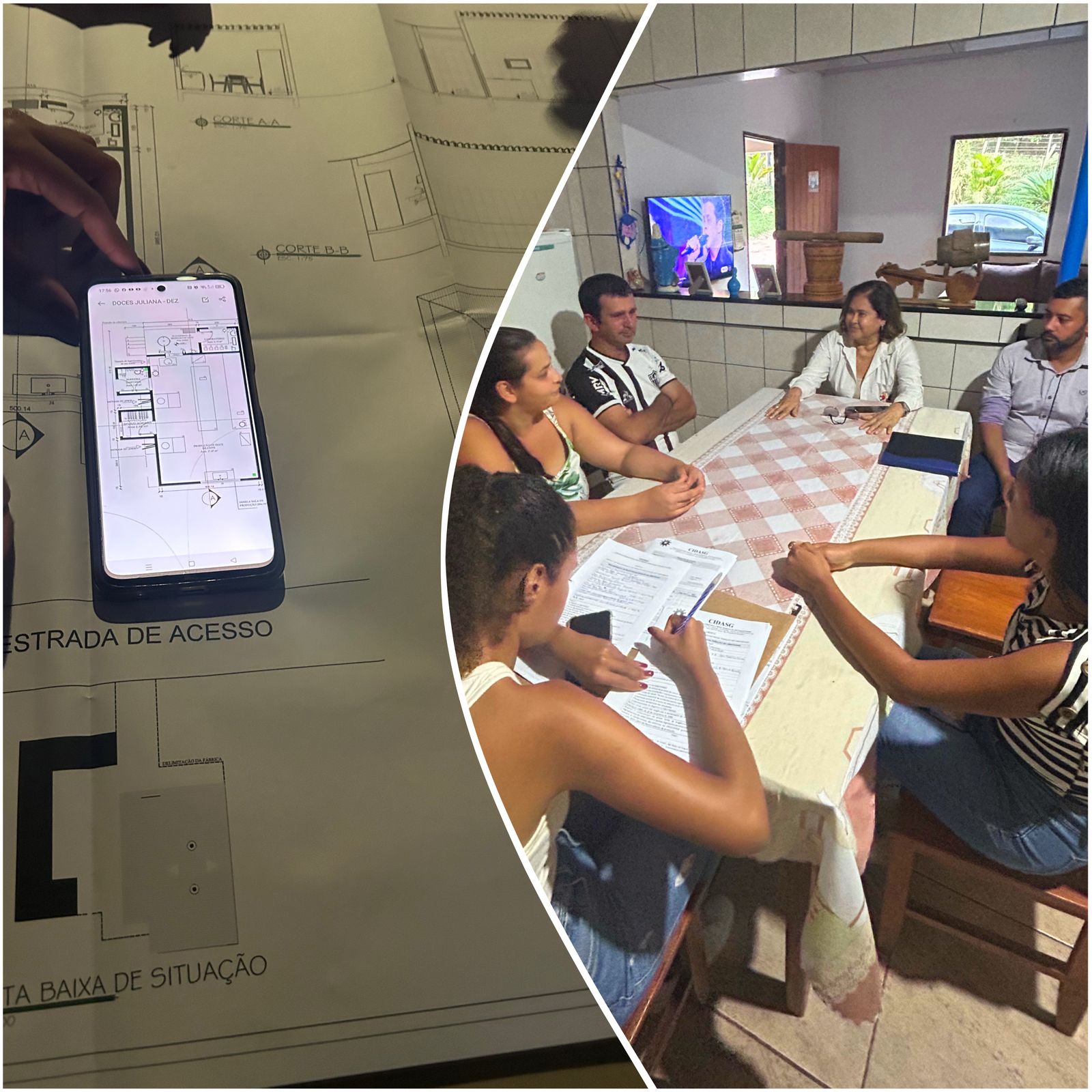 VISTORIA EM UM PROJETO DE FÁBRICA DE LATICÍNIOS EM S...