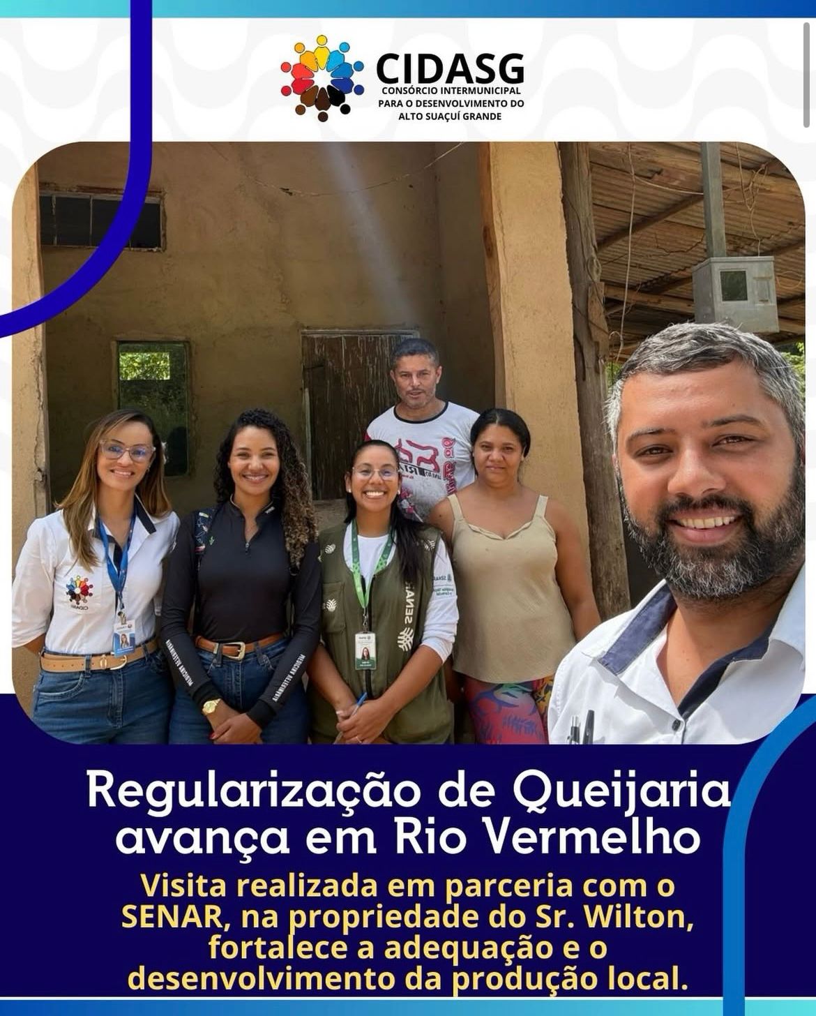 AVANÇOS NA REGULARIZAÇÃO DE QUEIJARIA EM RIO VERMELHO