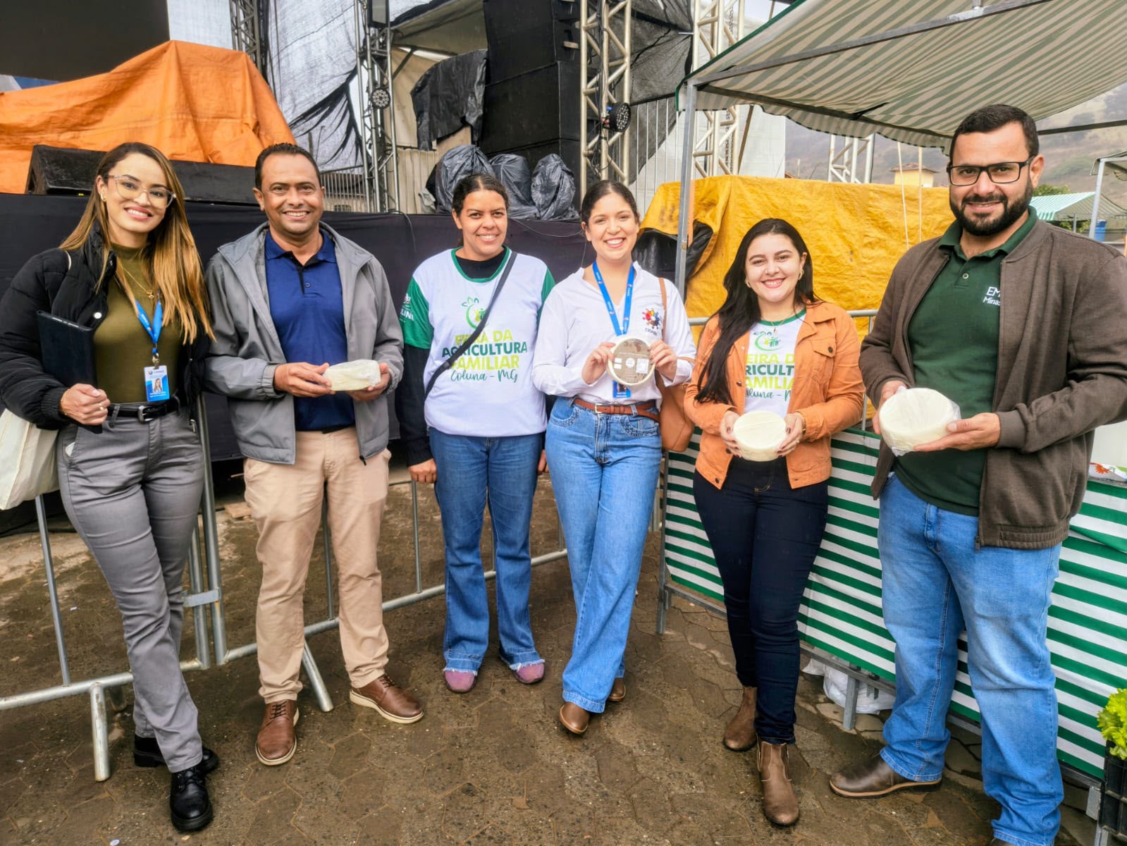 CIDASG NA FEIRA DA AGRICULTURA FAMILIAR EM COLUNA/MG