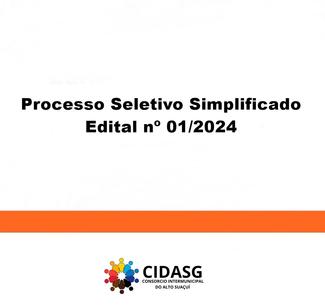 PROCESSO SELETIVO SIMPLIFICADO EDITAL Nº 01/2024