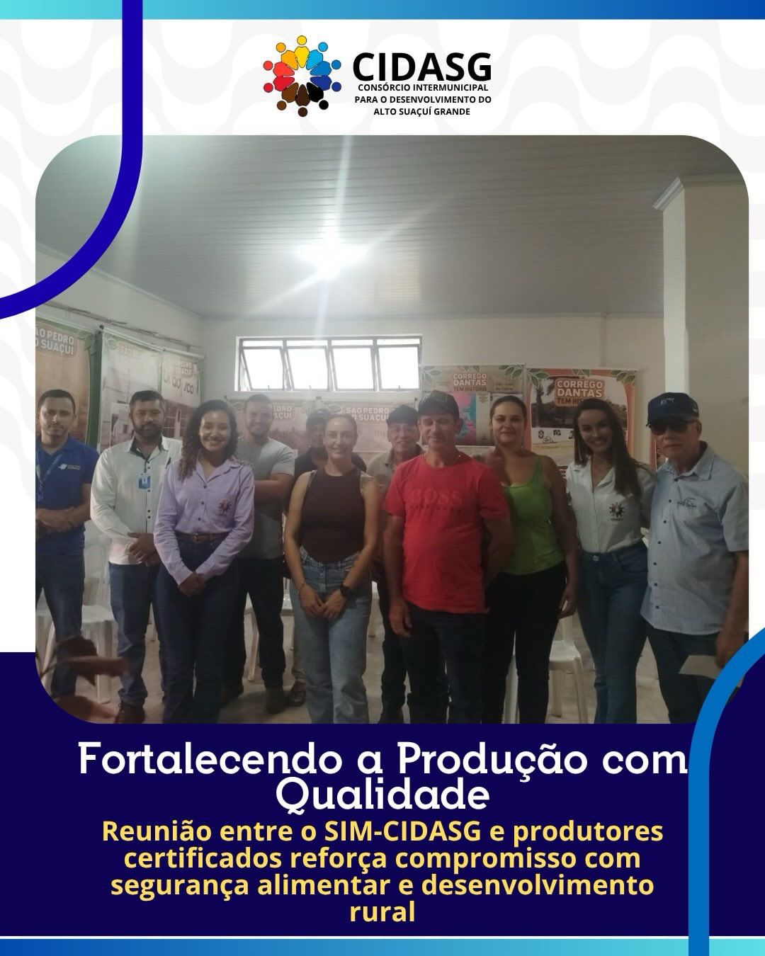 REUNIÃO ENTRE O SIM/CIDASG E PRODUTORES CERTIFICADOS