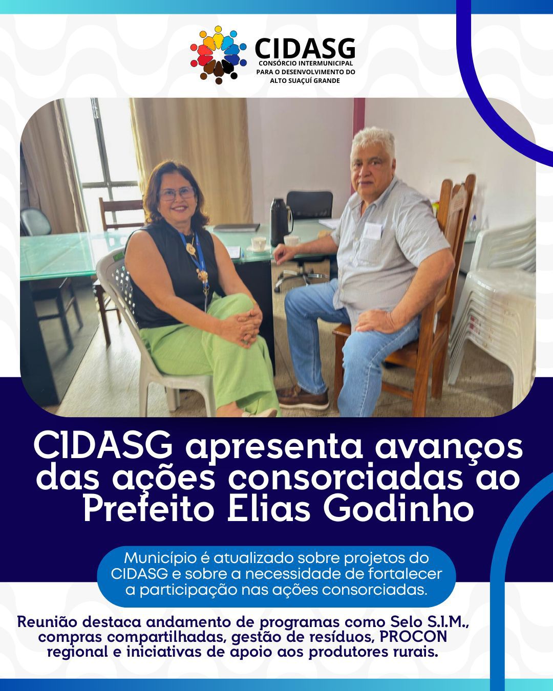 REUNIÃO INSTITUCIONAL REFORÇAR PARCERIAS ENTRE CIDAS...