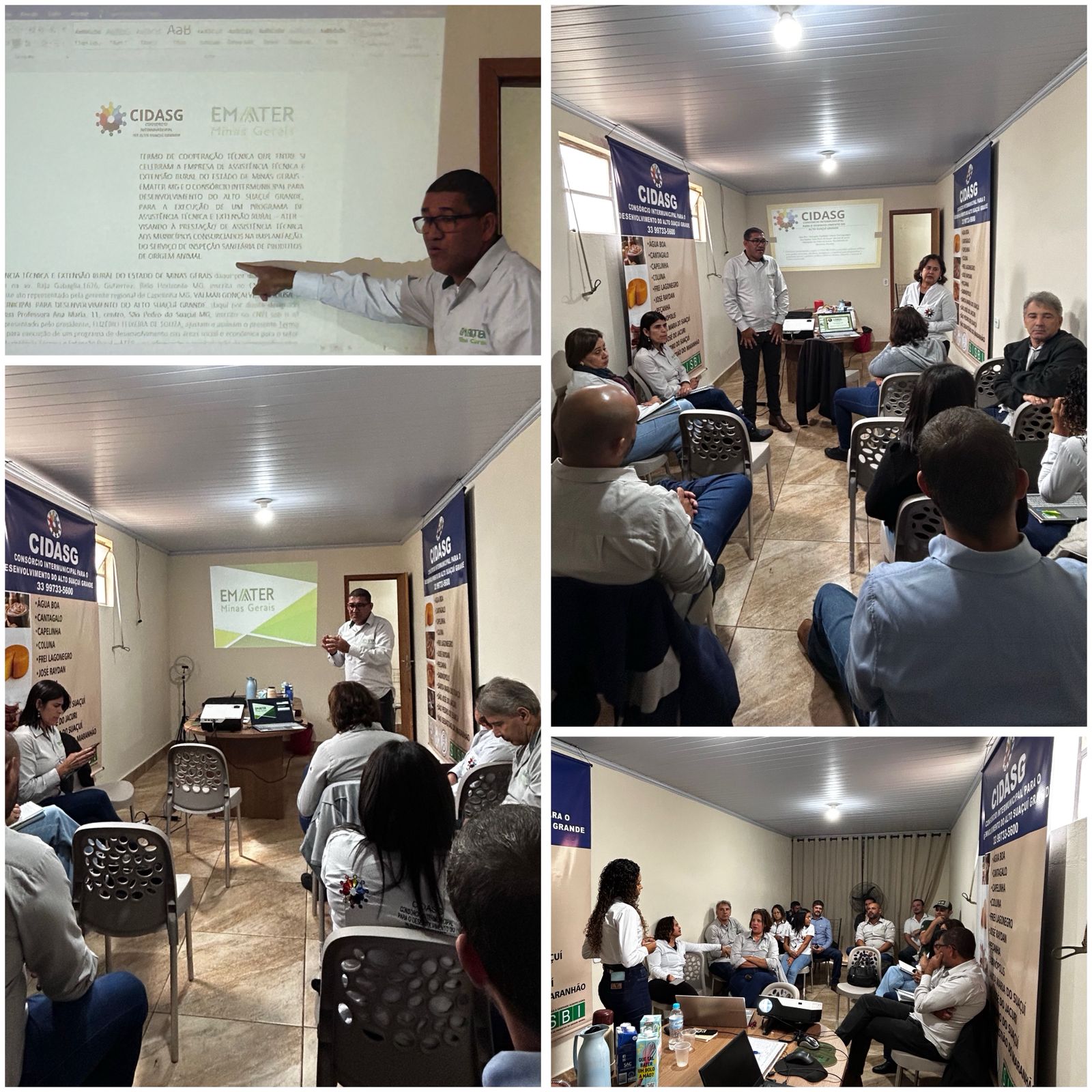 REUNIÃO TÉCNICA ENTRE CIDASG E EMATER EM SÃO PEDRO D...