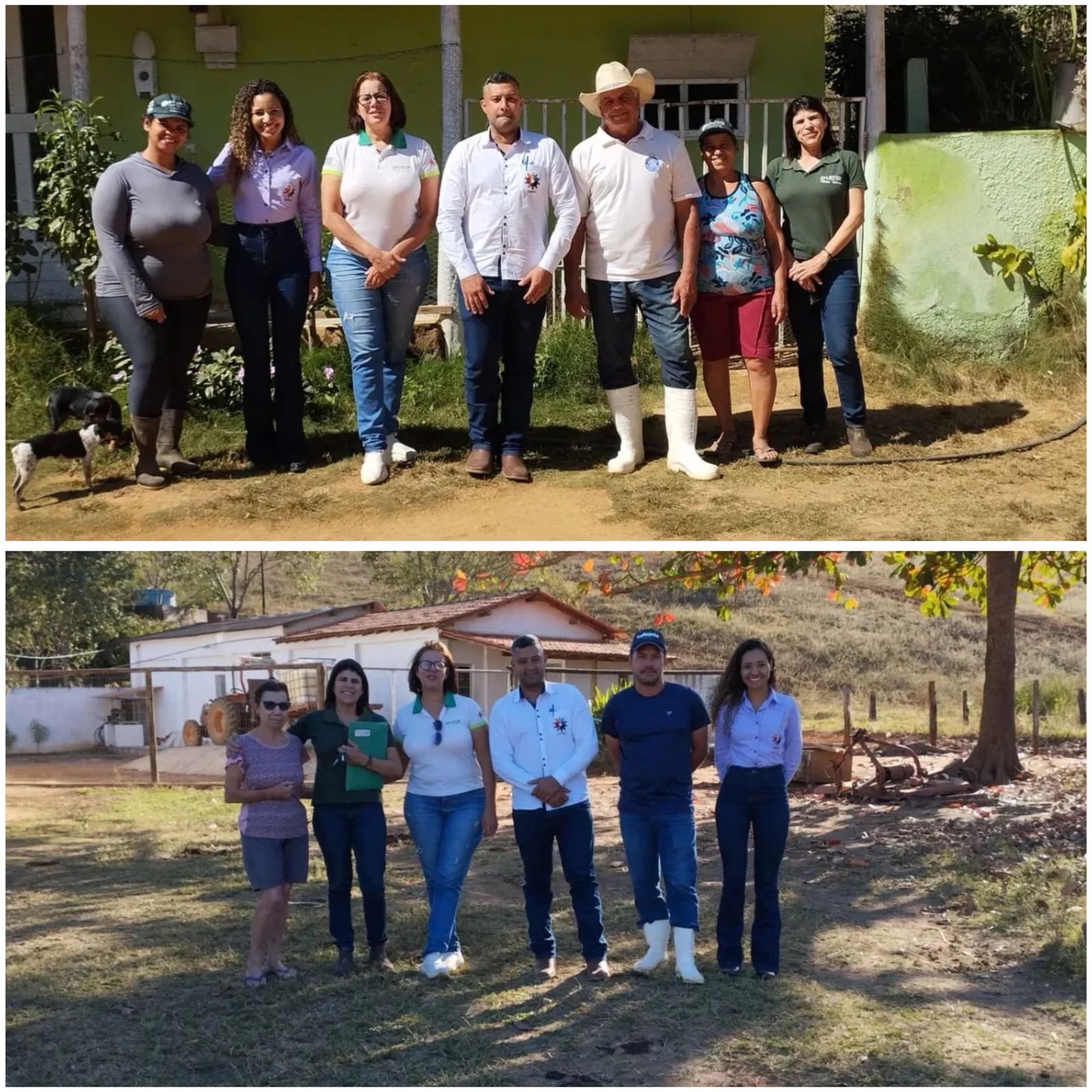 SIM-CIDASG E EMATER-MG EM VISITAS TÉCNICAS EM ÁGUA B...