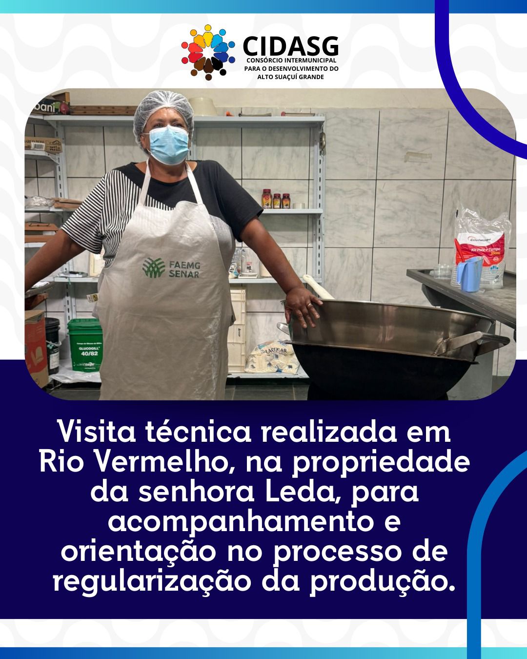 VISITA TÉCNICA ACOMPANHA REGULARIZAÇÃO DA PRODUÇÃO D...