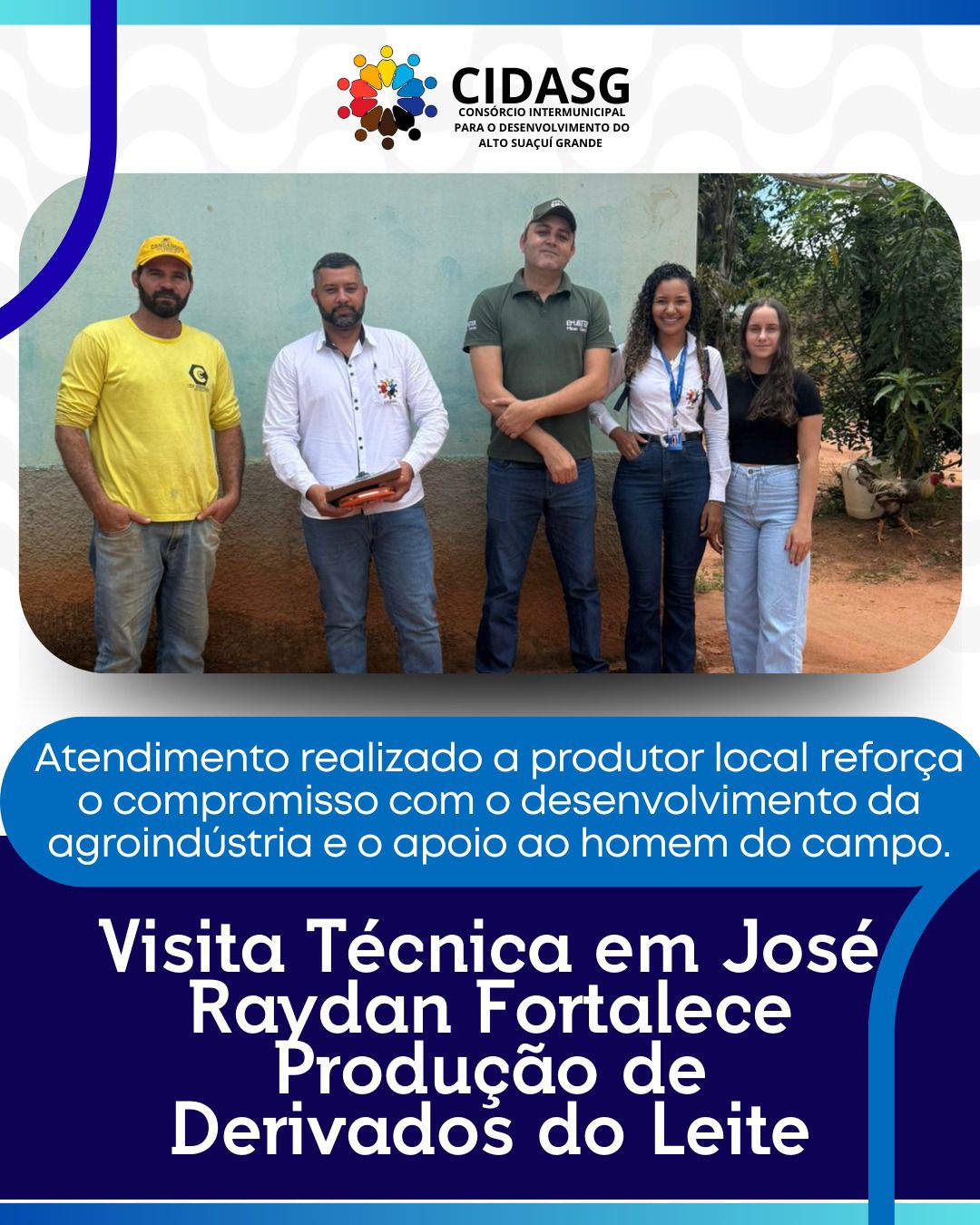 VISITA TÉCNICA EM JOSÉ RAYDAN/MG