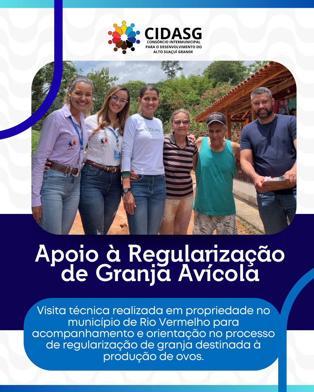 VISITA TÉCNICA PARA REGULARIZAÇÃO DE GRANJA AVÍCOLA ...