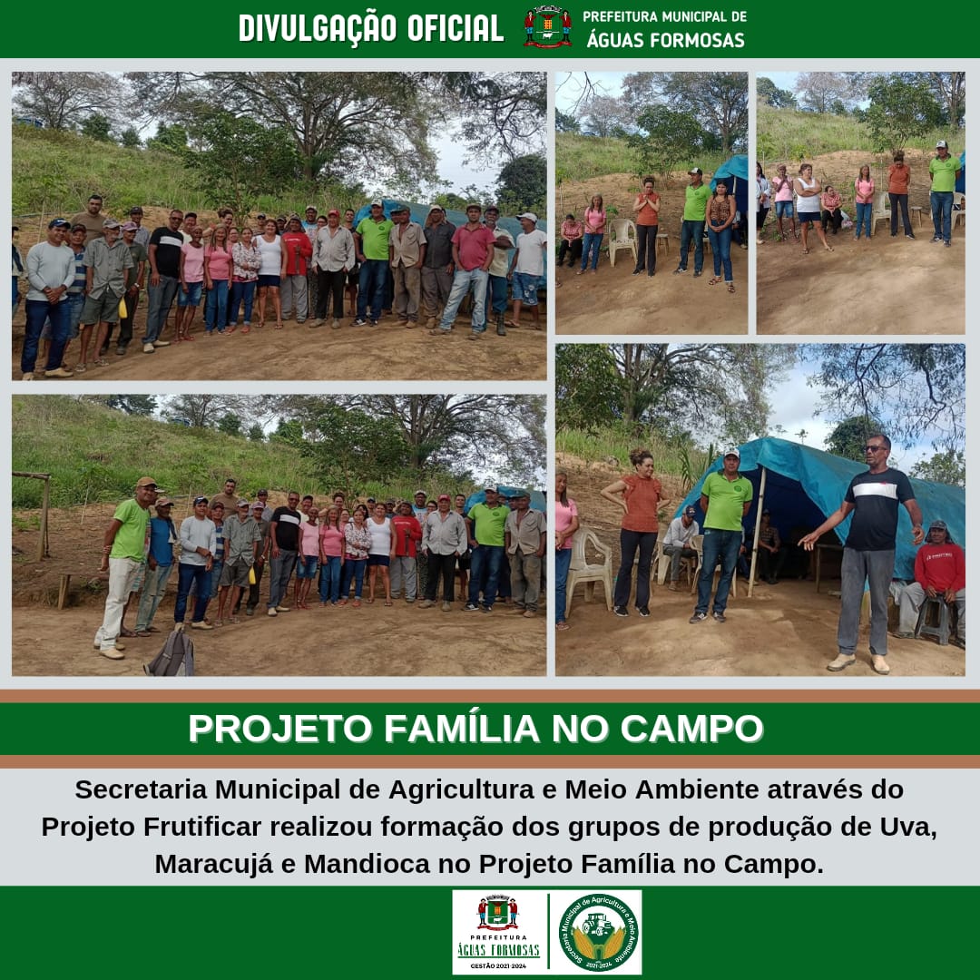 PROJETO FAMÍLIA NO CAMPO