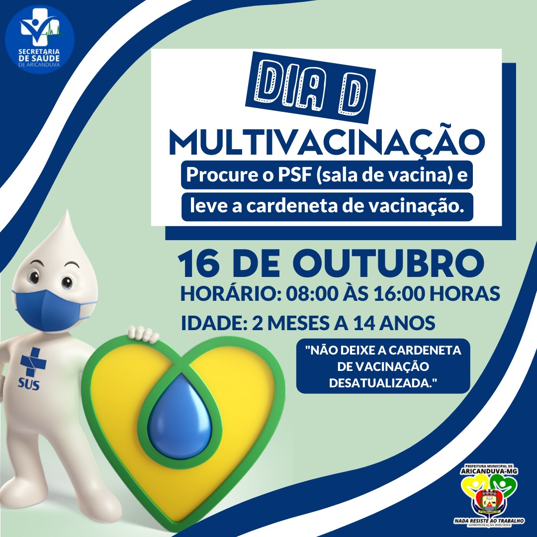 A SECRETARIA MUNICIPAL DE SAÚDE PROMOVERÁ NESTE SÁBA...