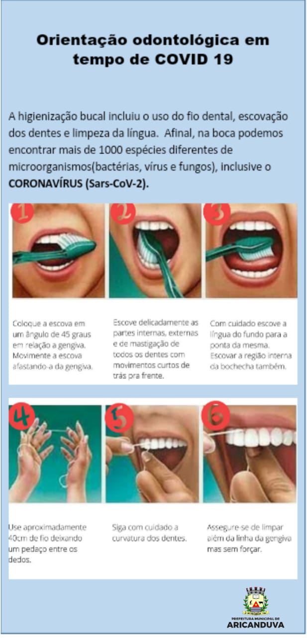 ORIENTAÇÃO ODONTOLÓGICA: COVID-19