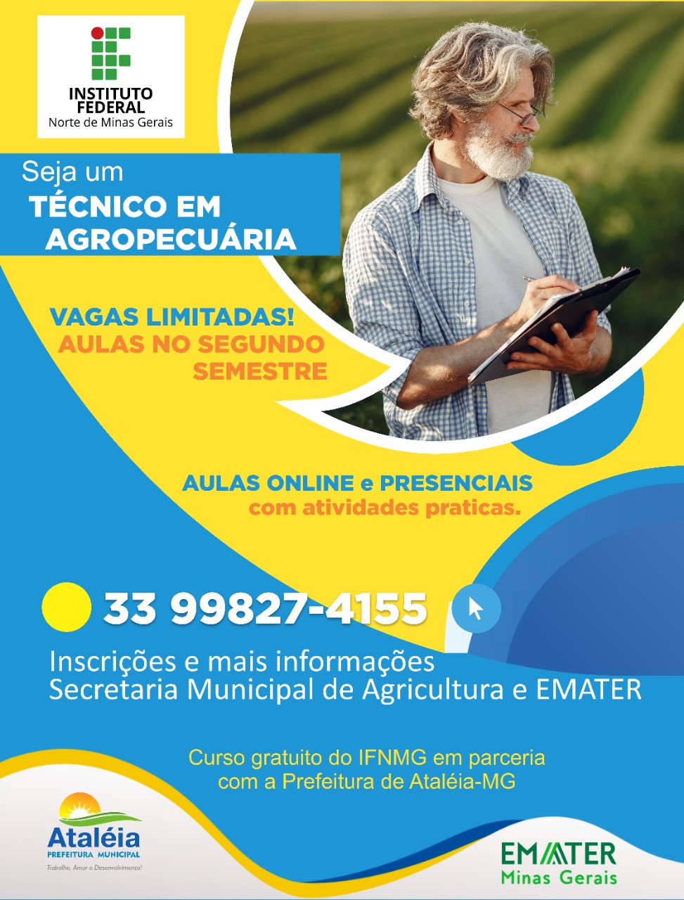 INSTITUTO FEDERAL: CURSO DE TÉCNICO EM AGROPECUÁRIA