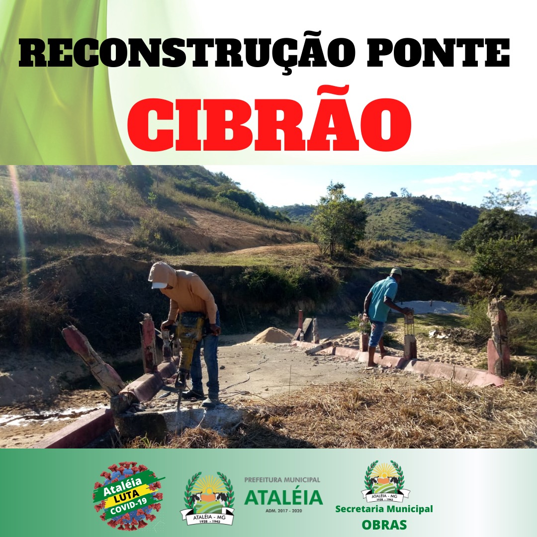 RECONSTRUÇÃO DE PONTE NO CÓRREGO CIBRÃO