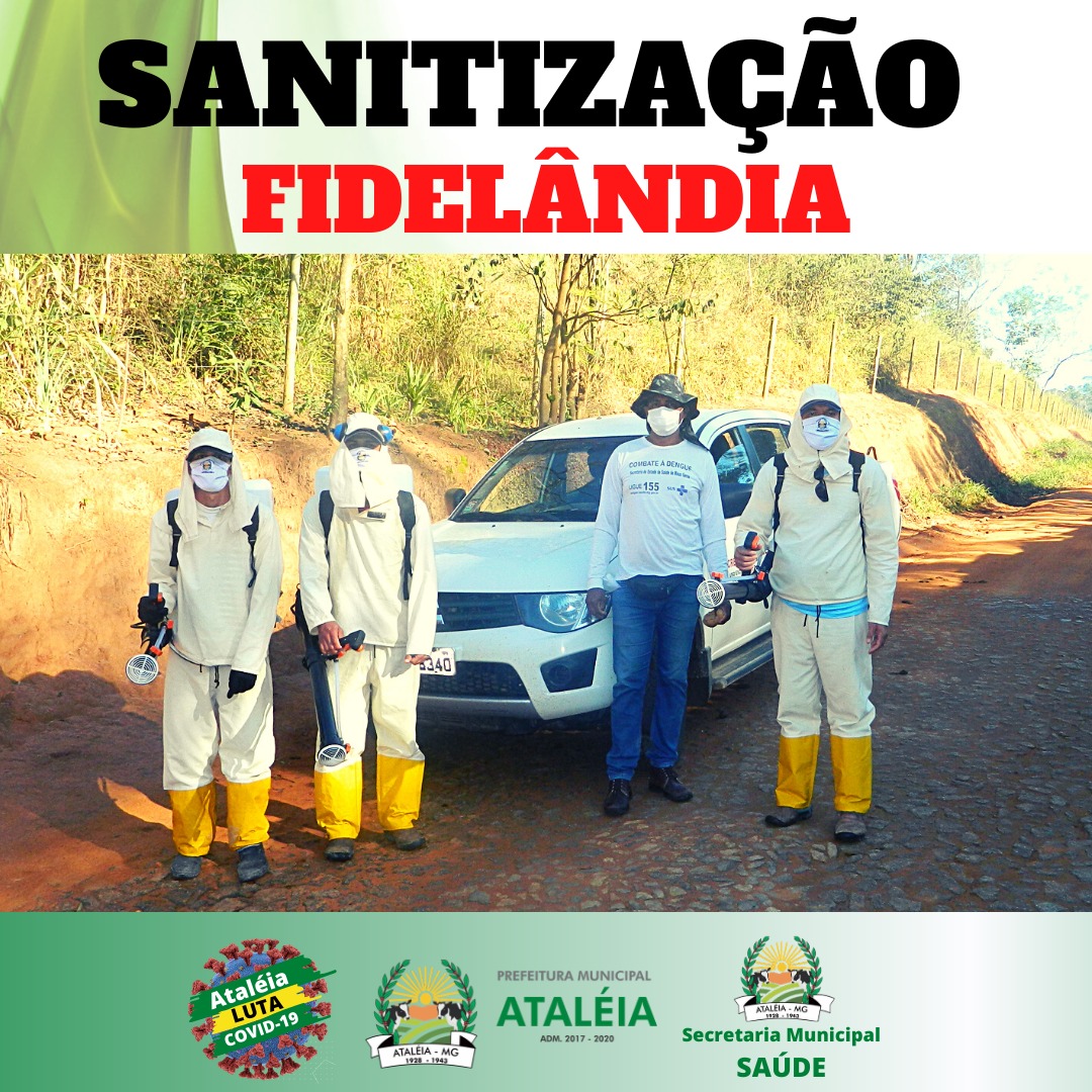 SANITIZAÇÃO EM FIDELÂNDIA 📈