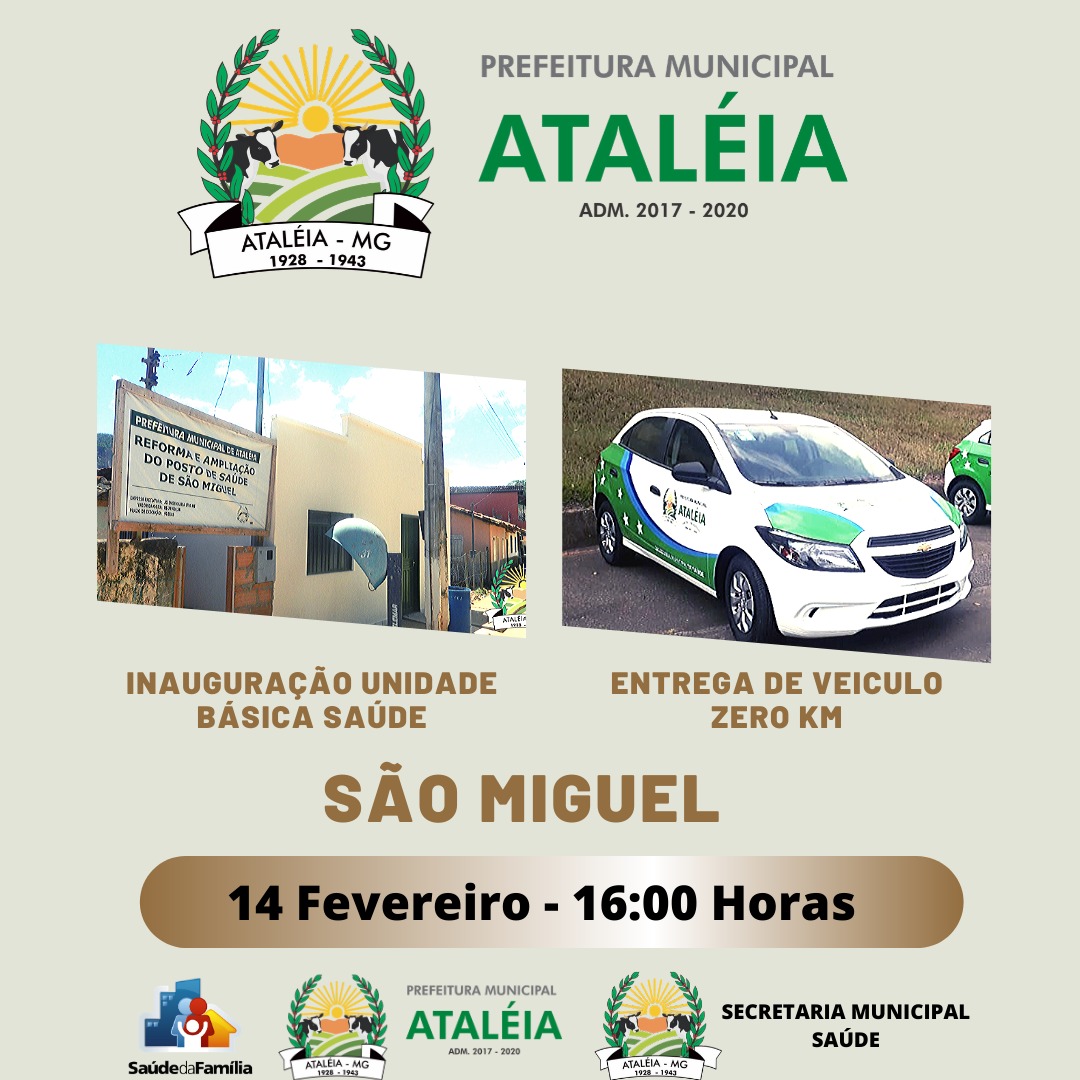 EM SÃO MIGUEL A SAÚDE É PRIORIDADE