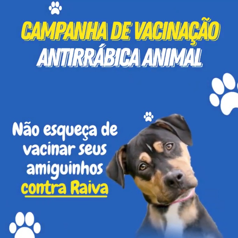 CAMPANHA DE VACINAÇÃO ANTIRRÁBICA ANIMAL 2021