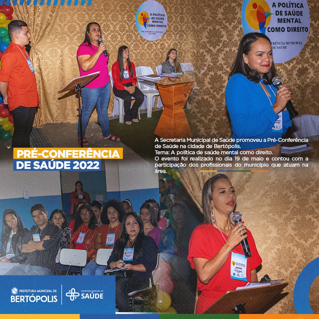 PRÉ-CONFERÊNCIA MUNICIPAL DE SAÚDE