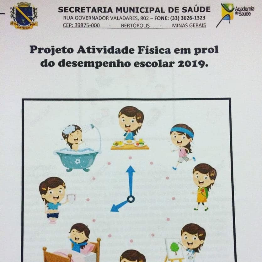 ATIVIDADE FÍSICA EM PROL DO DESEMPENHO ESCOLAR 2019 ATIVIDADE FÍSICA EM PROL DO DESEMPENHO ESCOLAR 2019
