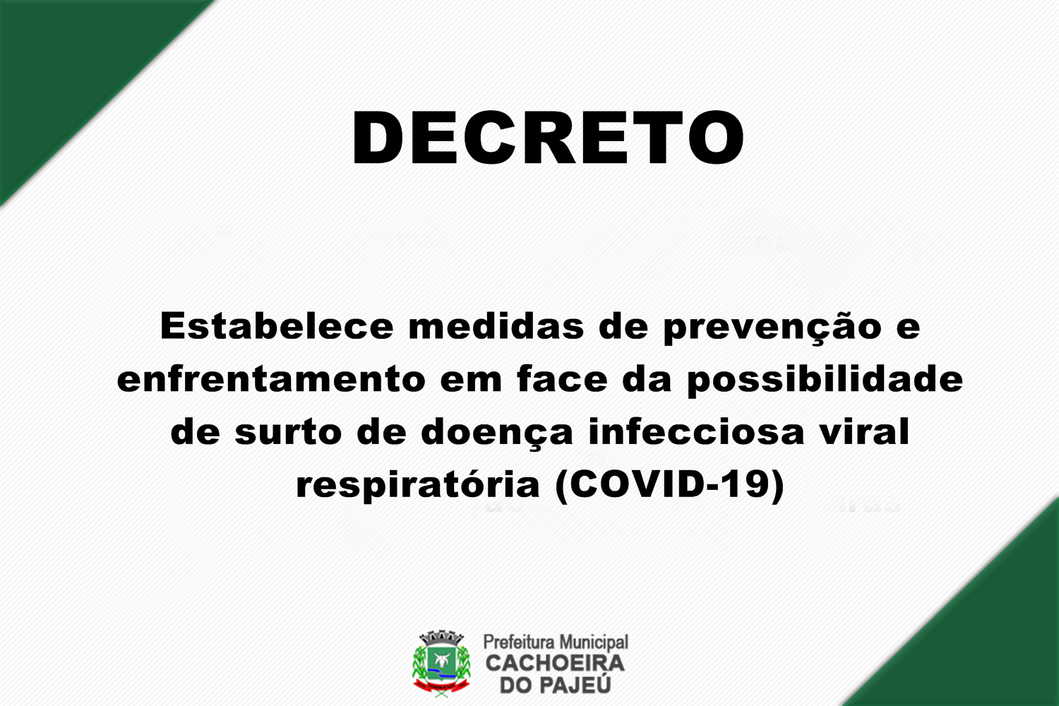 DECRETO 029/2020