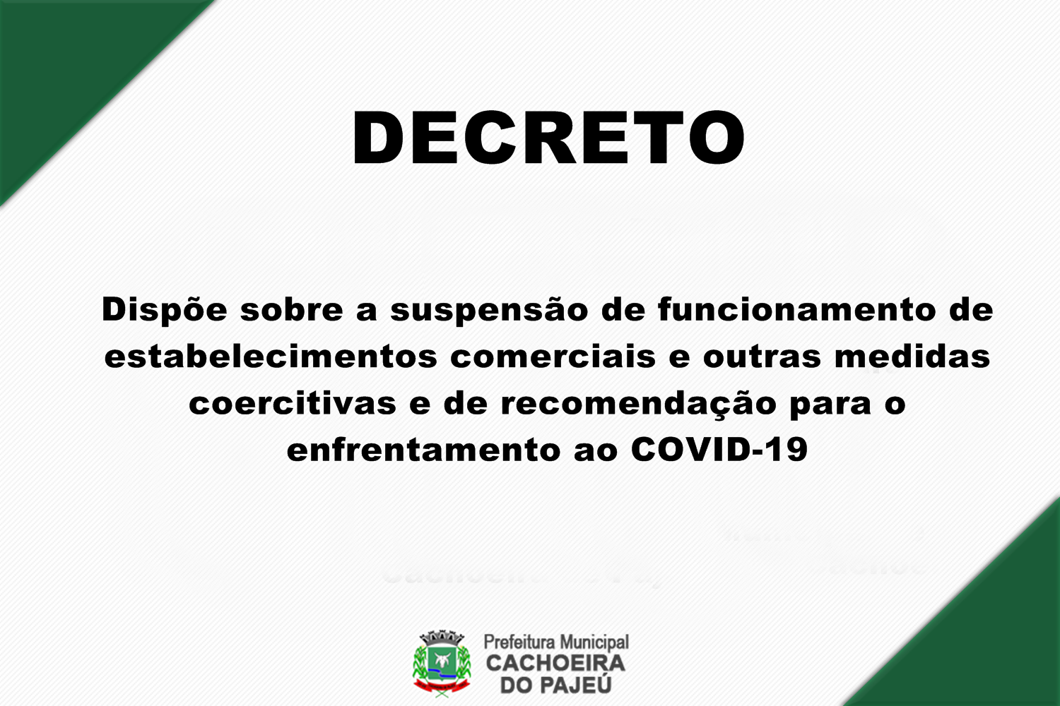 DECRETO 030/2020