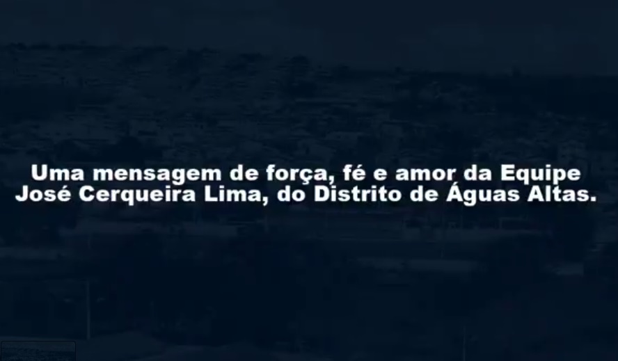 MENSAGEM DA EQUIPE DA UBS JOSÉ CERQUEIRA LIMA