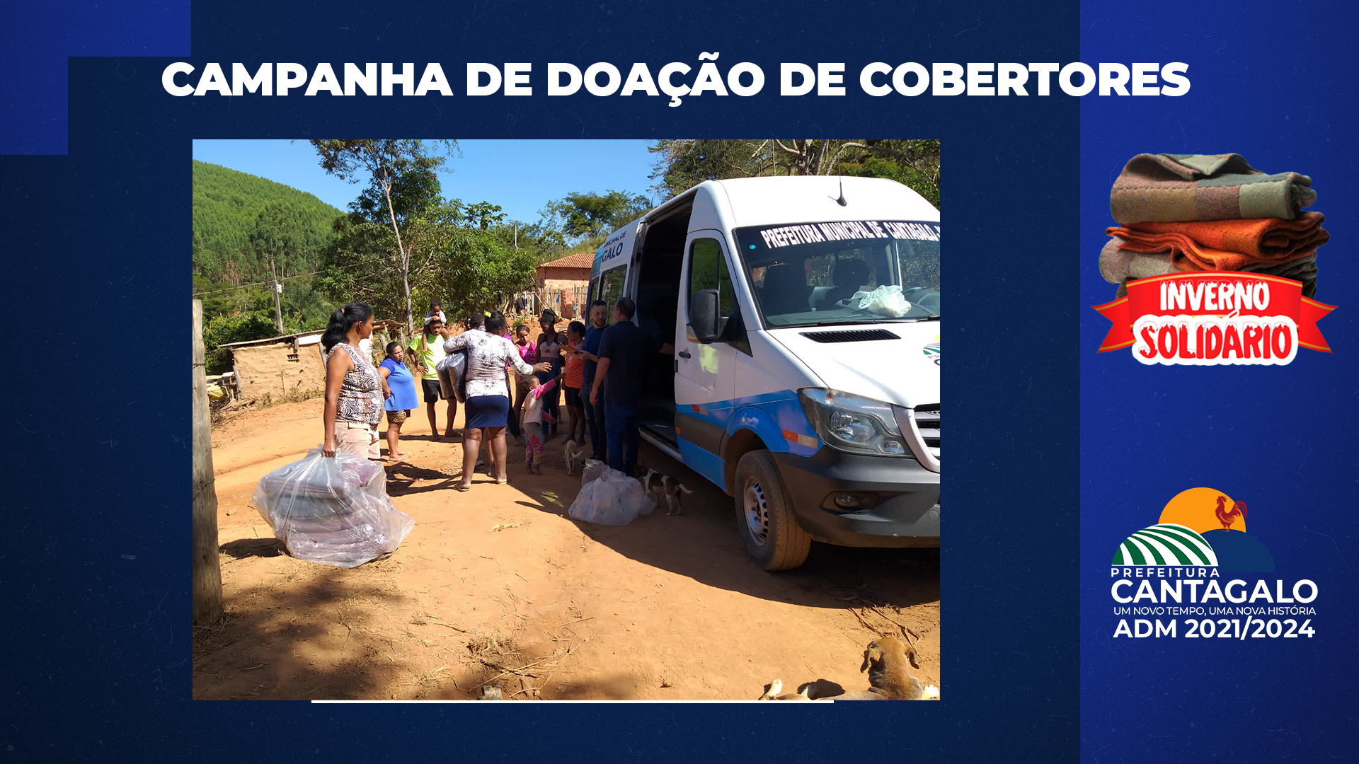 CAMPANHA DE DOAÇÃO DE COBERTORES