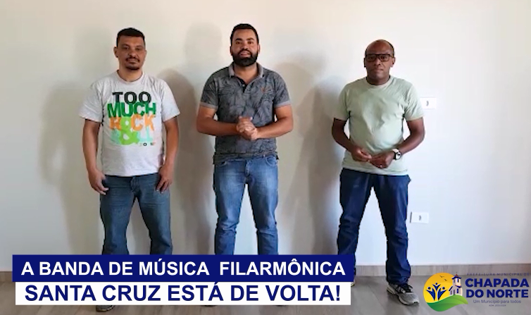 A BANDA DE MÚSICA FILARMÔNICA SANTA CRUZ ESTÁ DE VOLTA!