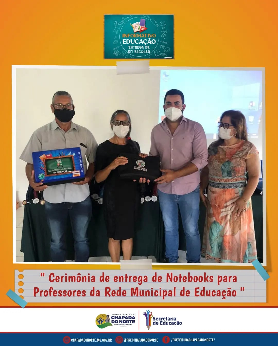 CERIMÔNIA DE ENTREGA DE NOTEBOOKS PARA PROFESSORES D...