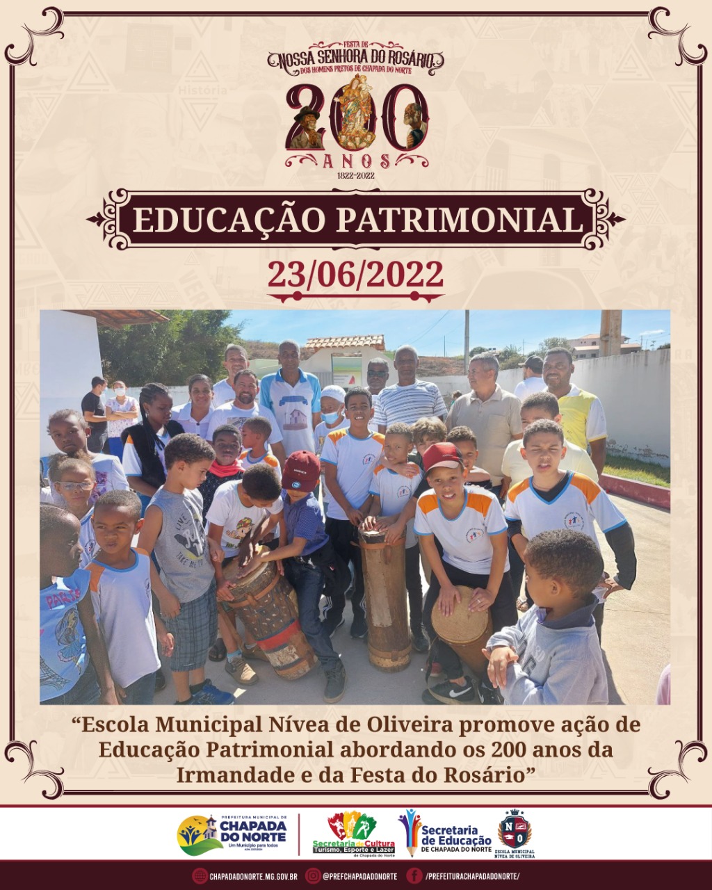 ESCOLA MUNICIPAL NÍVEA DE OLIVEIRA PROMOVE AÇÃO DE E...