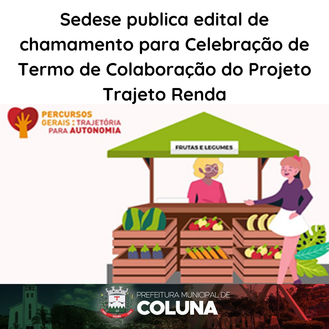 SEDESE PUBLICA EDITAL DE CHAMAMENTO PARA CELEBRAÇÃO ...