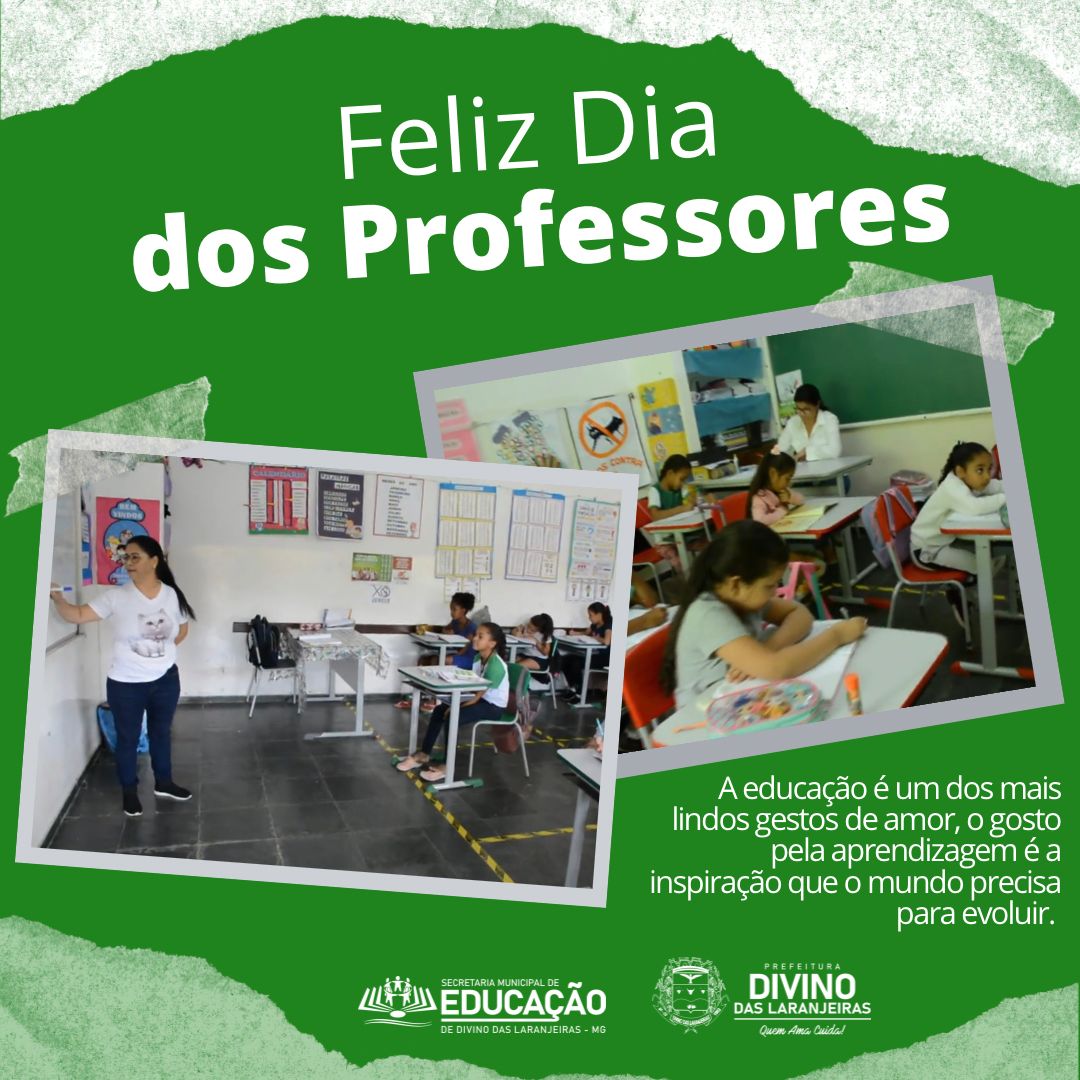 FELIZ DIA DOS PROFESSORES