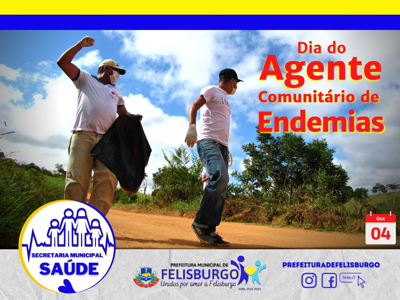 DIA DO AGENTE COMUNITÁRIO DE ENDEMIAS, 04 DE OUTUBRO