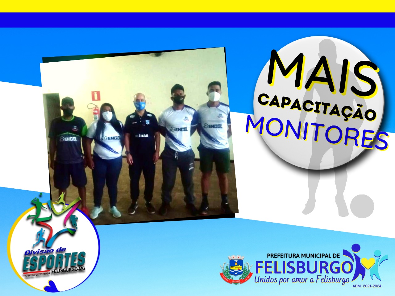 MONITORES DE FUTSAL PARTICIPARAM DE CURSO CAPACITAÇÃ...
