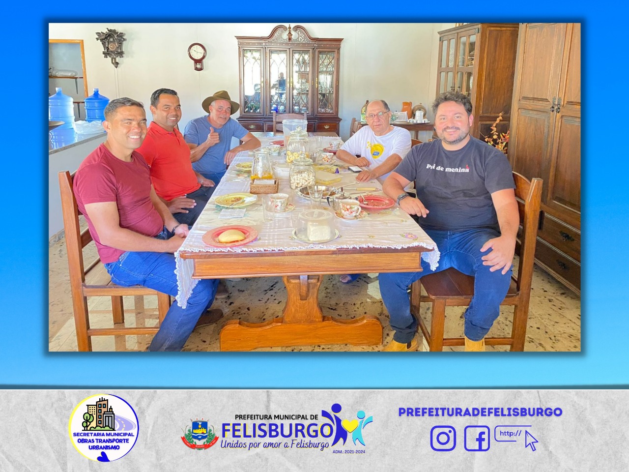 PREFEITO IDEUVAN AVELAR, FAZ VISITA AO EX DEPUTADO E...