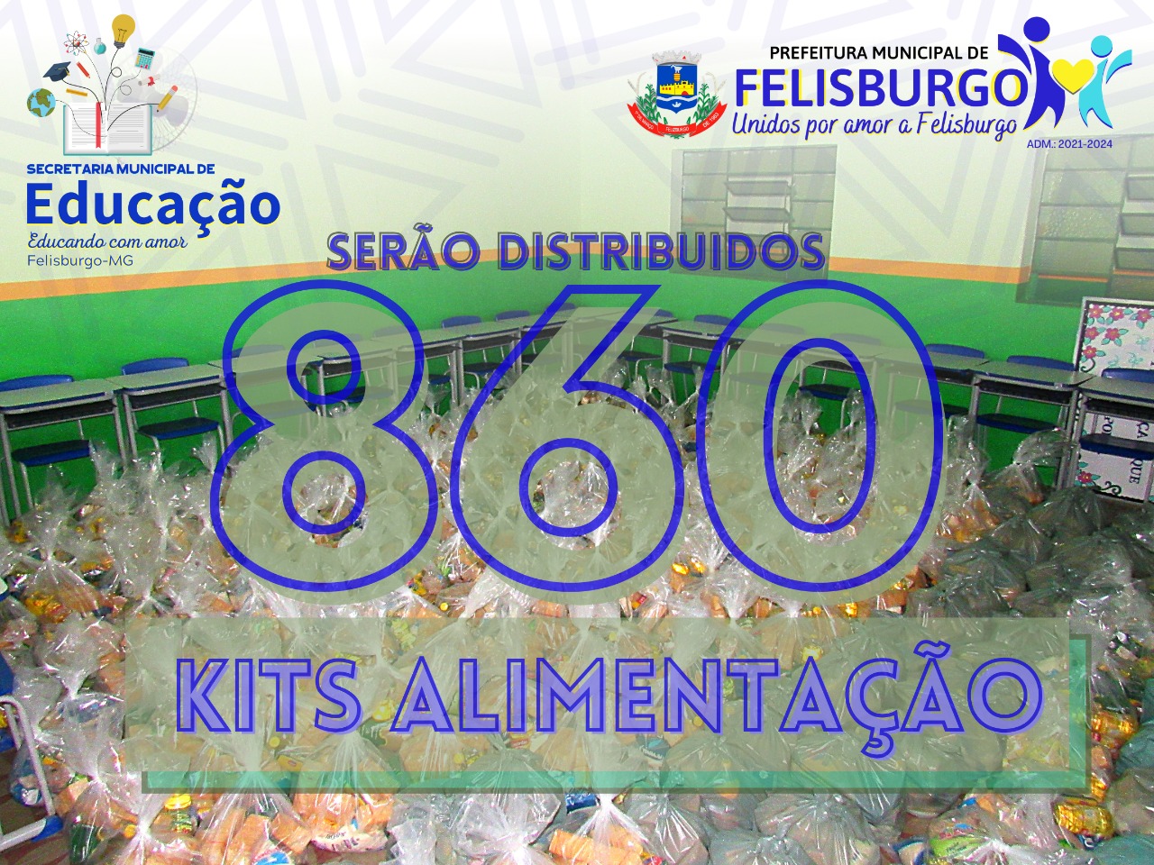 PREPARATIVOS PARA DISTRIBUIÇÃO DE KITS ALIMENTAÇÃO N...