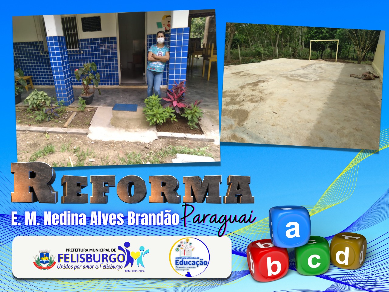 REFORMA DA E. M. NEDINA BRANDÃO