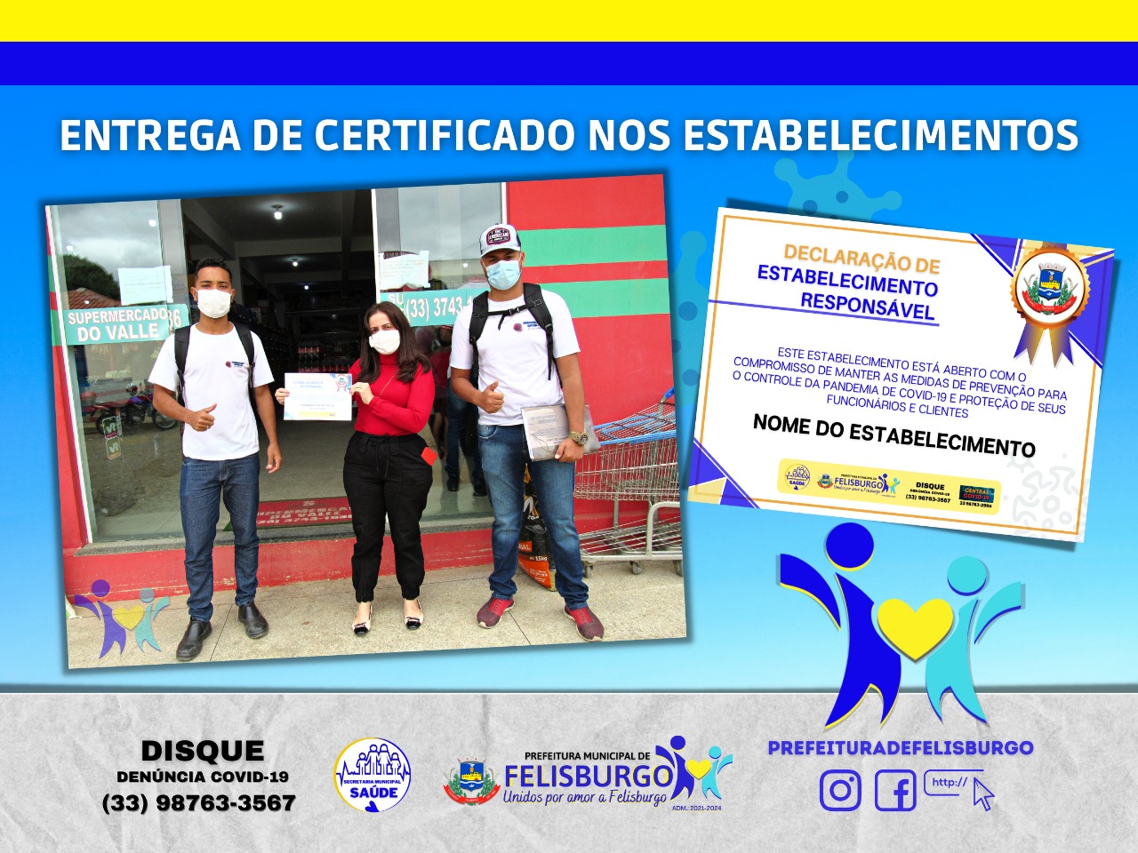 SECRETARIA DE SAÚDE REALIZA ENTREGA DE CERTIFICADO D...