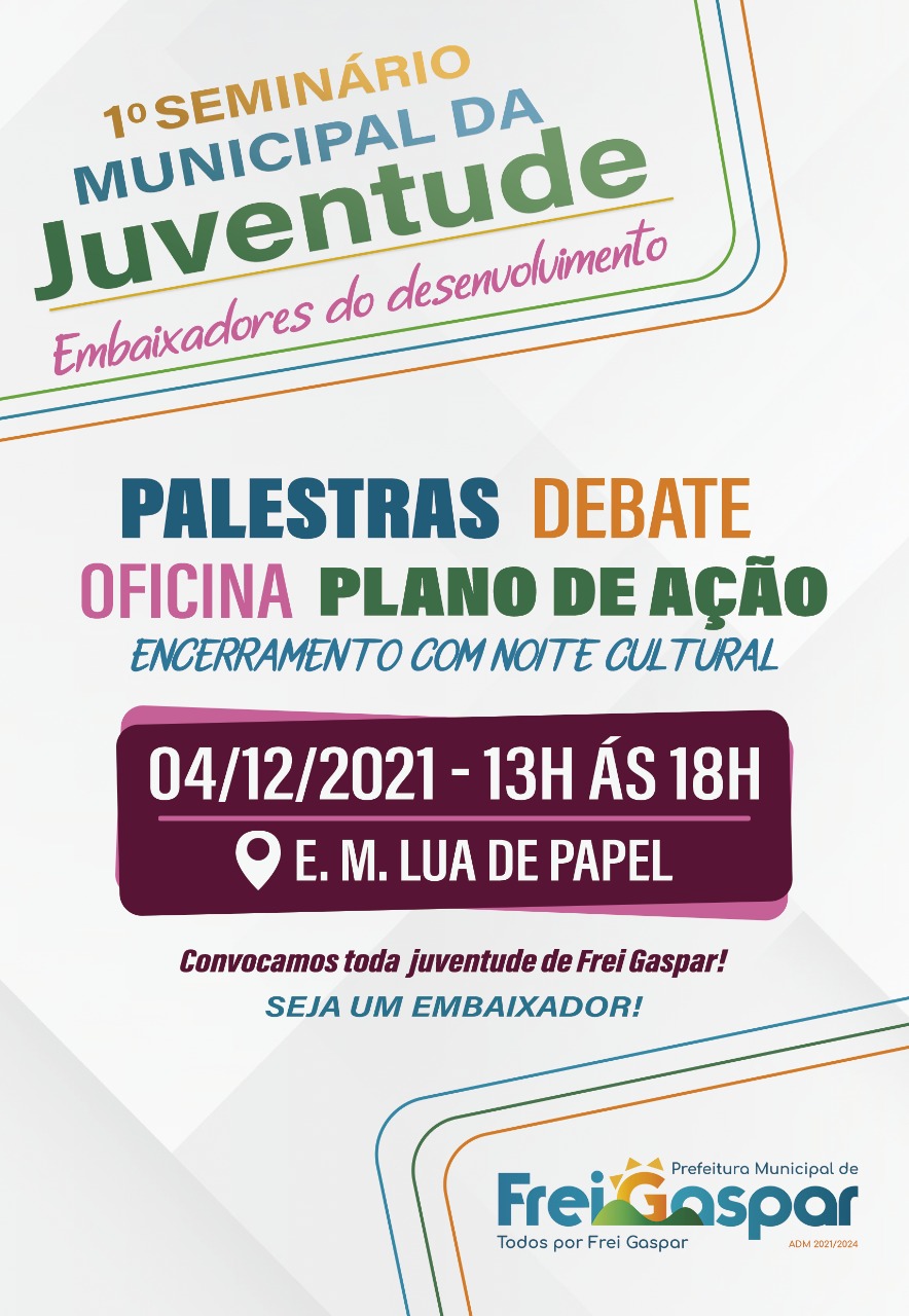 1° SEMINÁRIO DA JUVENTUDE DE FREI GASPAR