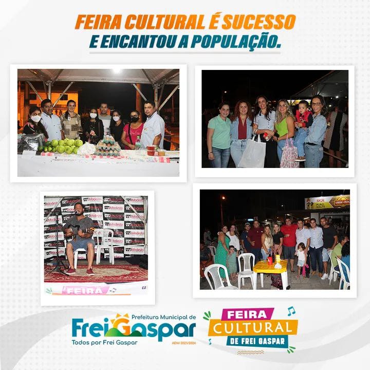 FEIRA CULTURAL É SUCESSO E ENCANTOU A POPULAÇÃO