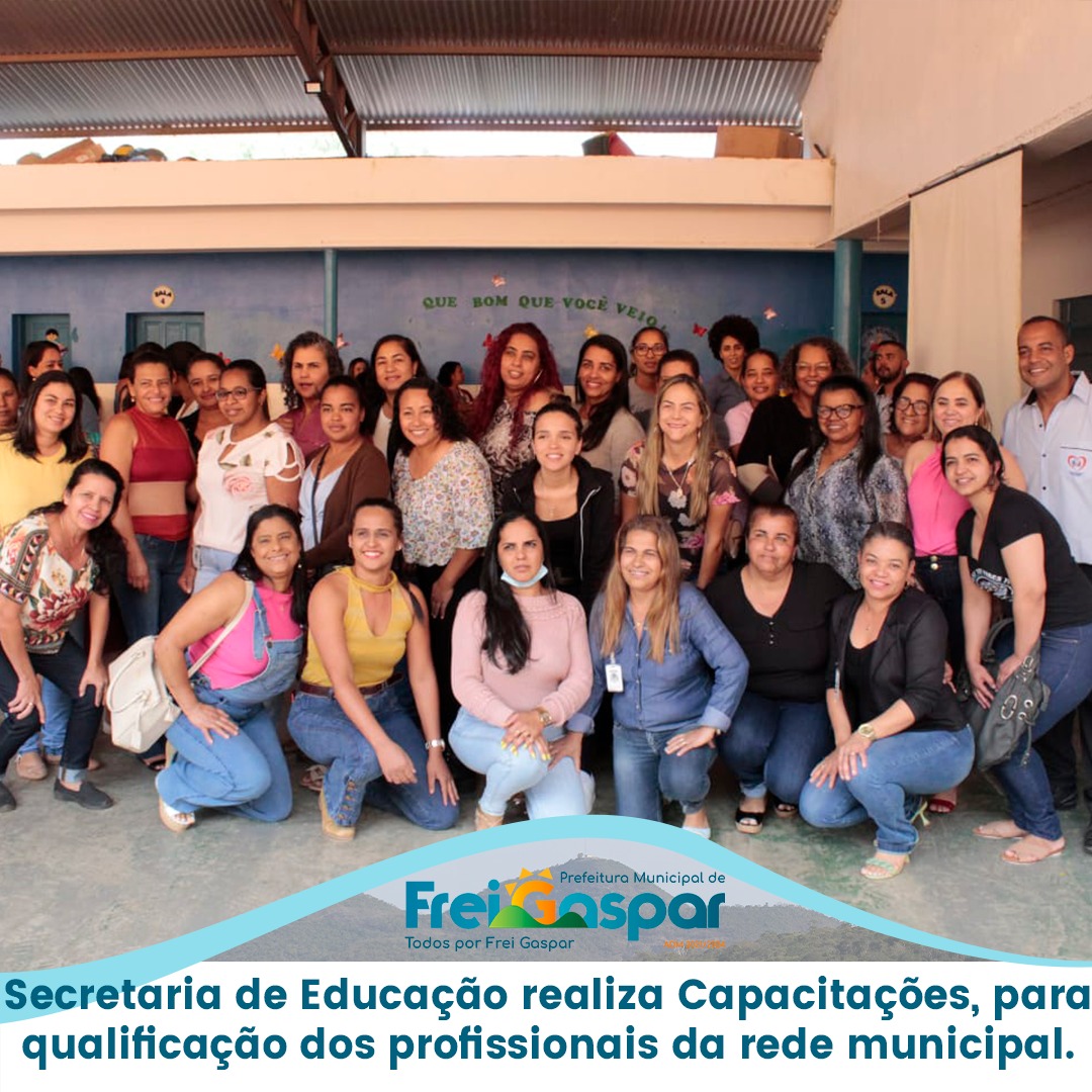 SECRETARIA DE EDUCAÇÃO REALIZA CAPACITAÇÕES, PARA QU...