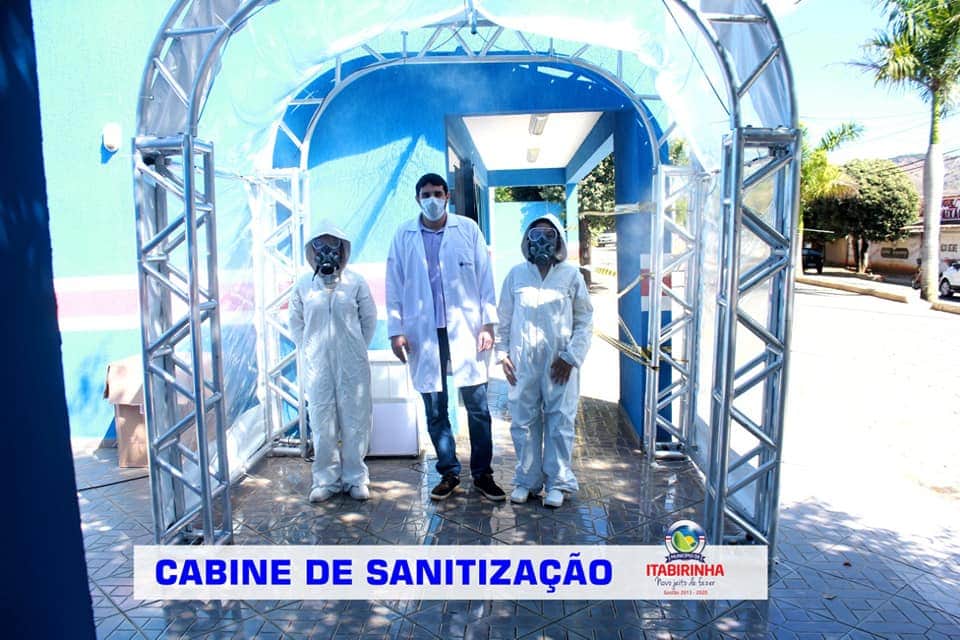 CABINES DE SANITIZAÇÃO - COMBATE À COVID-19