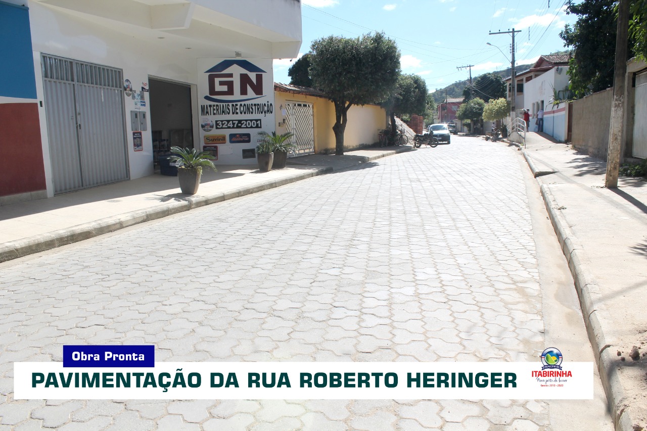 SECRETARIA MUNICIPAL DE OBRAS CONCLUI CALÇAMENTO DA ...