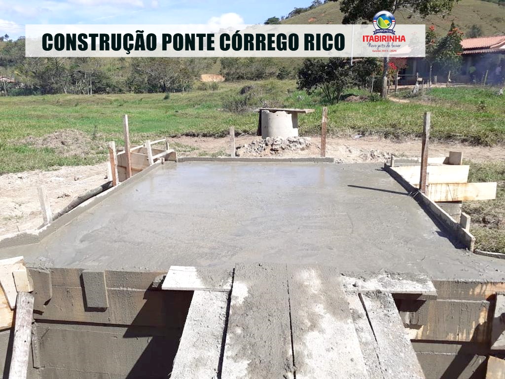 CONSTRUÇÃO DA PONTE CÓRREGO RICO