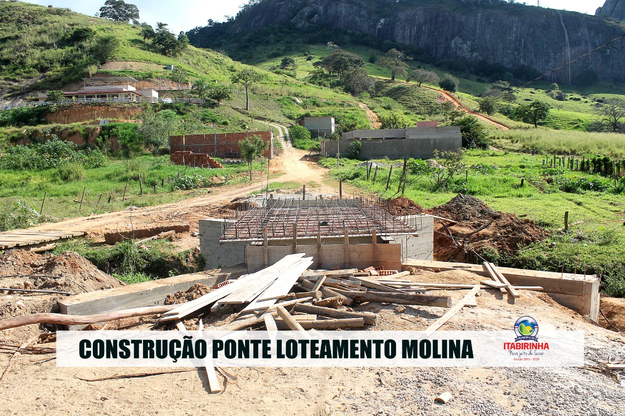 CONSTRUÇÃO DE PONTE NO LOTEAMENTO MOLINA